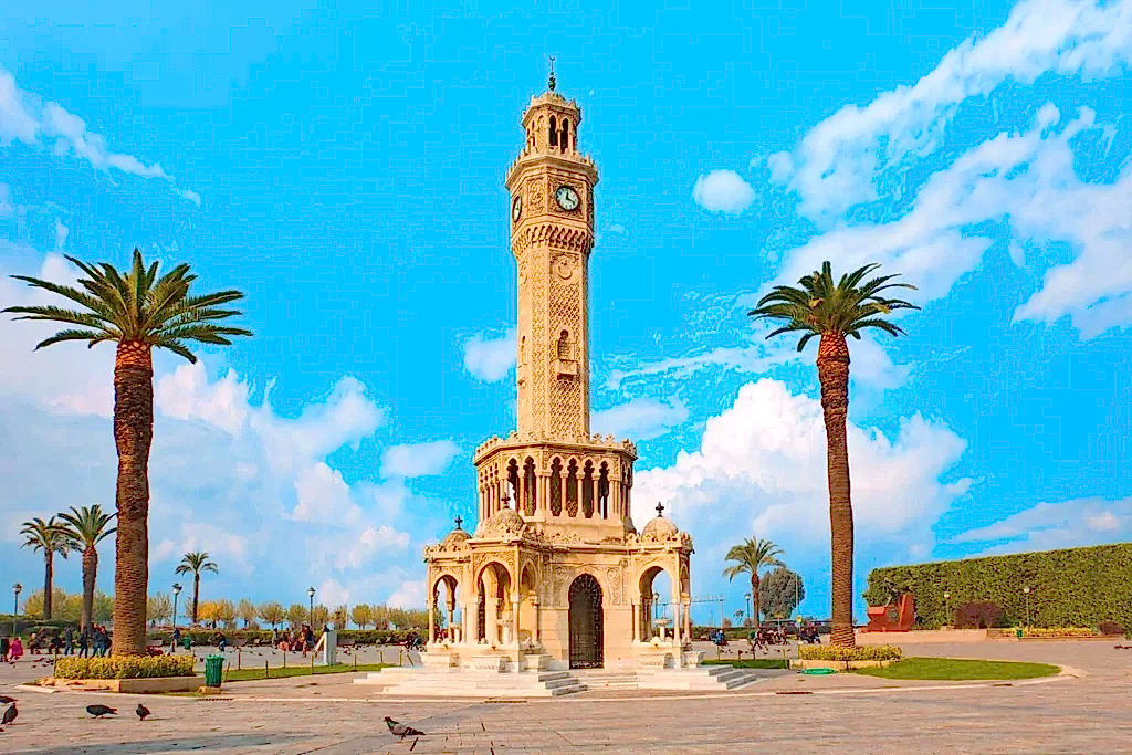 izmir clock tower izmir clock tower